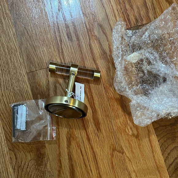 Anthropologie Mikayla Lucite Towel Hook NEW Defect - Picture 7 of 12